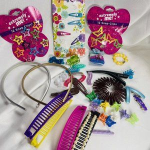 Random Lot Little Girls Hair Accessories Barrette Banana Clips Kids Girls